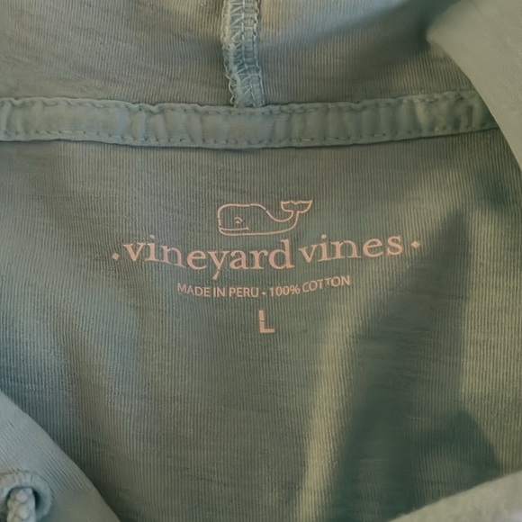 Vineyard Vines Women’s Large Seafoam Green Hoodie Long Sleeve Tee - Picture 5 of 8